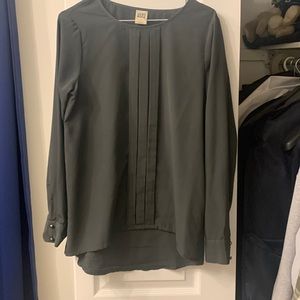 Mendocino charcoal grey blouse